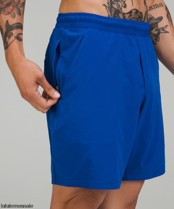 Lululemon Deutschland DELULU854 | Symphony Blue Pace Breaker Linerless Short 7